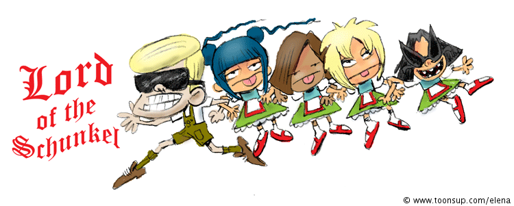 Cartoon: Lord of the Schunkel Goth Scout Sequence 1