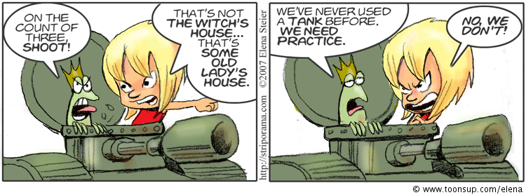 Cartoon: Lord of the Schunkel Goth Scout Sequence 1