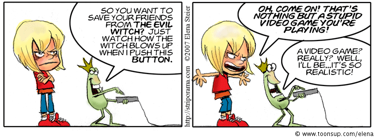 Cartoon: Lord of the Schunkel Goth Scout Sequence 1