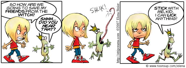 Cartoon: Lord of the Schunkel Goth Scout Sequence 1