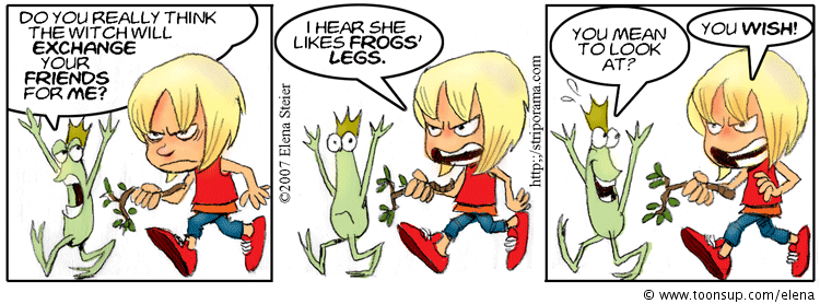 Cartoon: Lord of the Schunkel Goth Scout Sequence 1