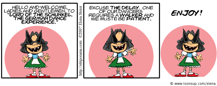 Cartoon: Lord of the Schunkel Goth Scout Sequence 1