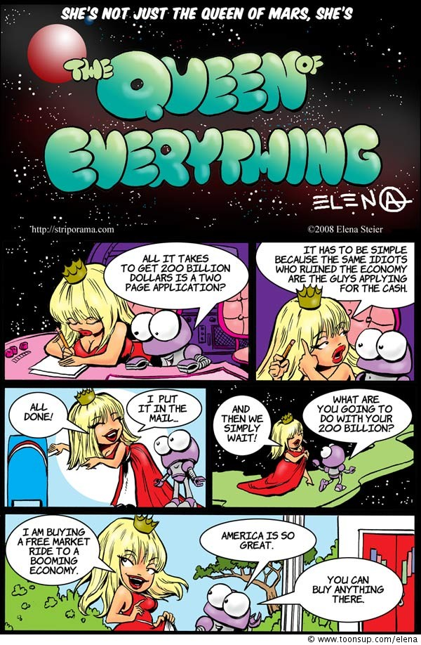 Comic: The Queen of the Cosmos 1