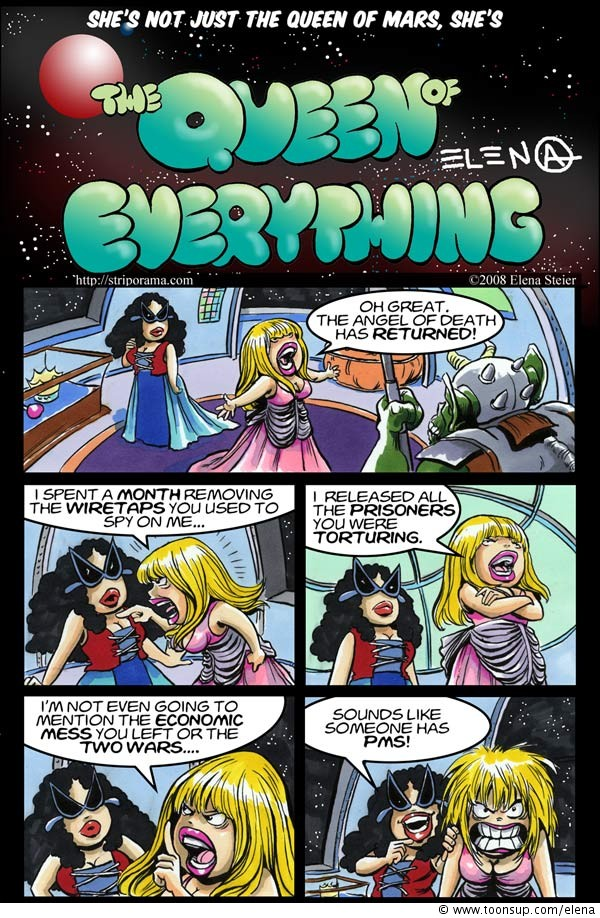 Comic: The Queen of the Cosmos 1