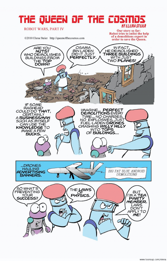 Cartoon: RobotWars 1