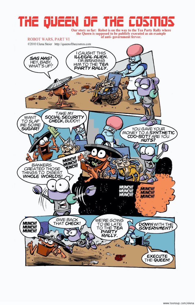 Cartoon: Robot Wars 1