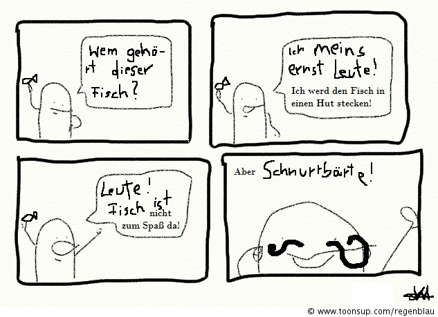 Comic: Schnurrbärte 1