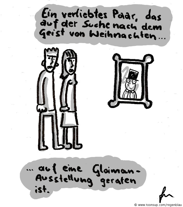 Cartoon: Gloiman-Ausstellung 1