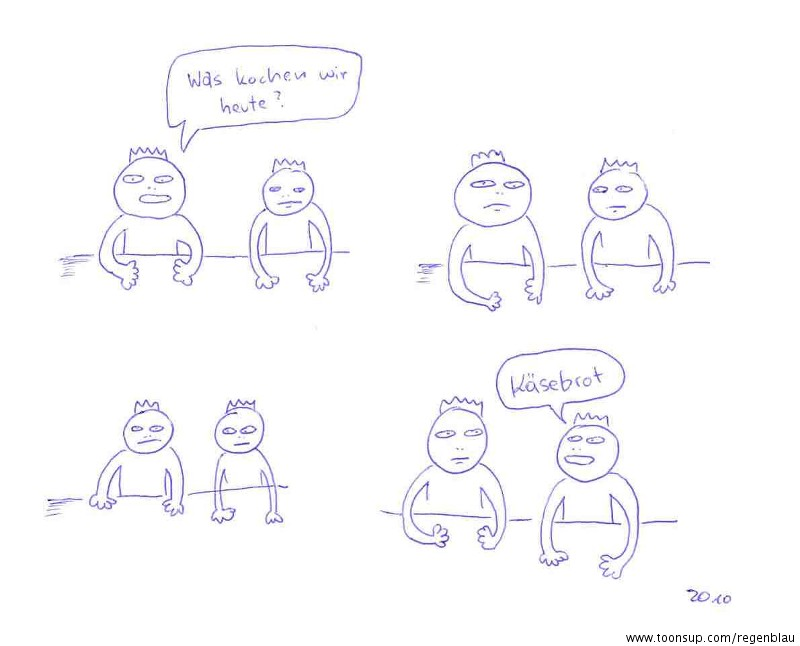 Cartoon: Kochen 1