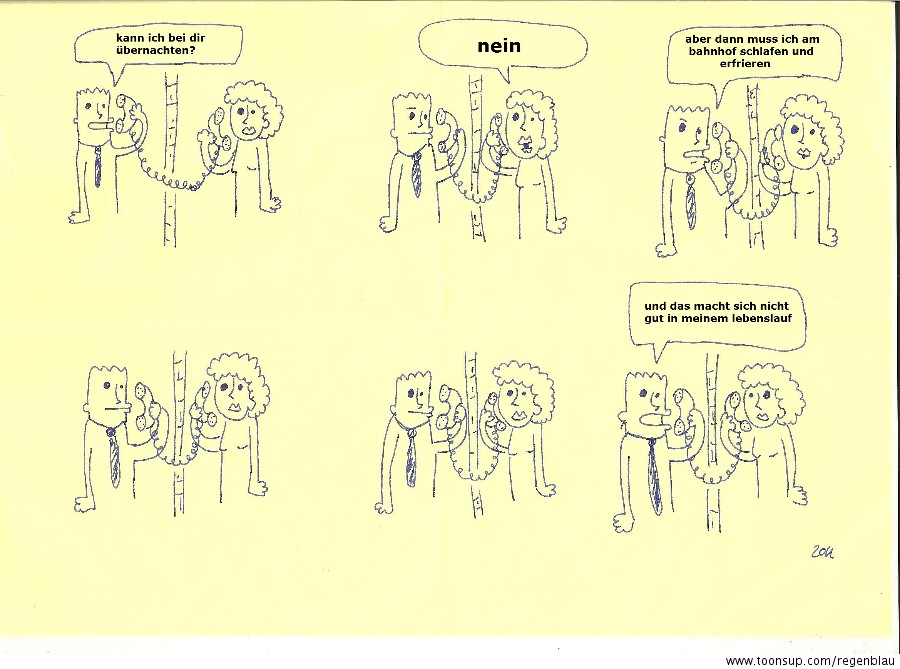 Comic: Konversation mit Wurst 1