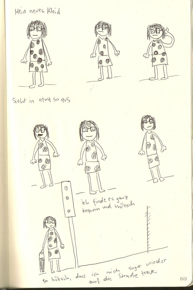 Cartoon: Kleid 1