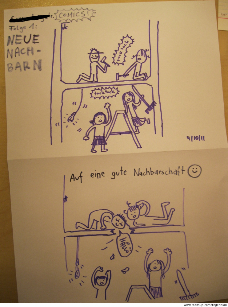 Comic: neue nachbarn 1