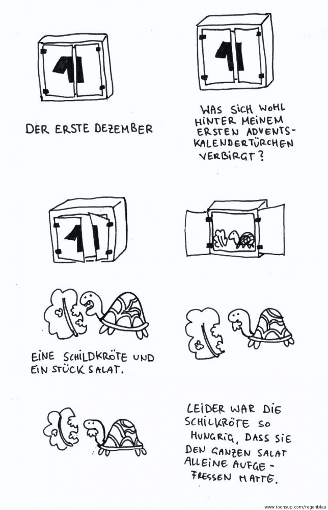 Cartoon: Der erste Dezember 1