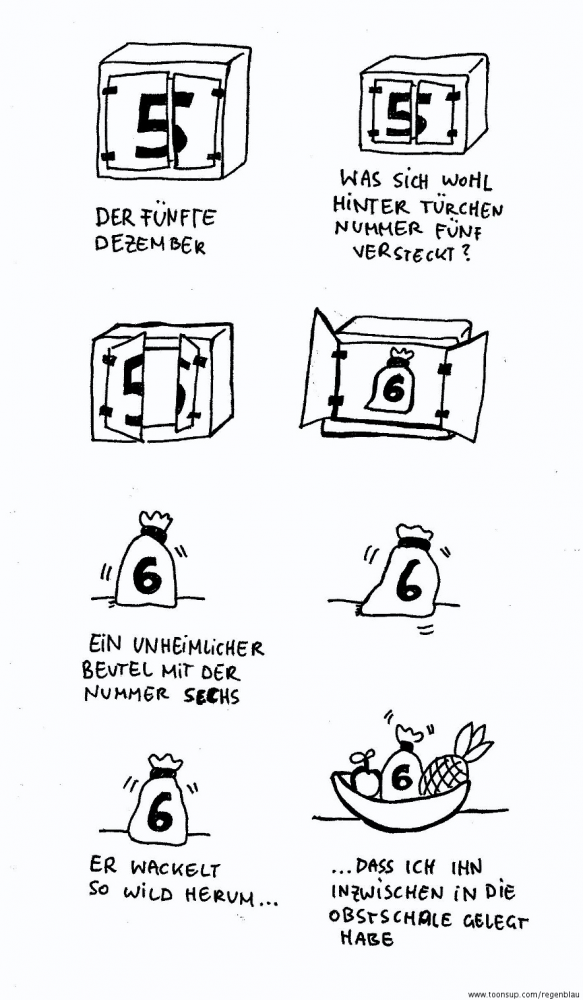 Cartoon: der fünfte Dezember 1