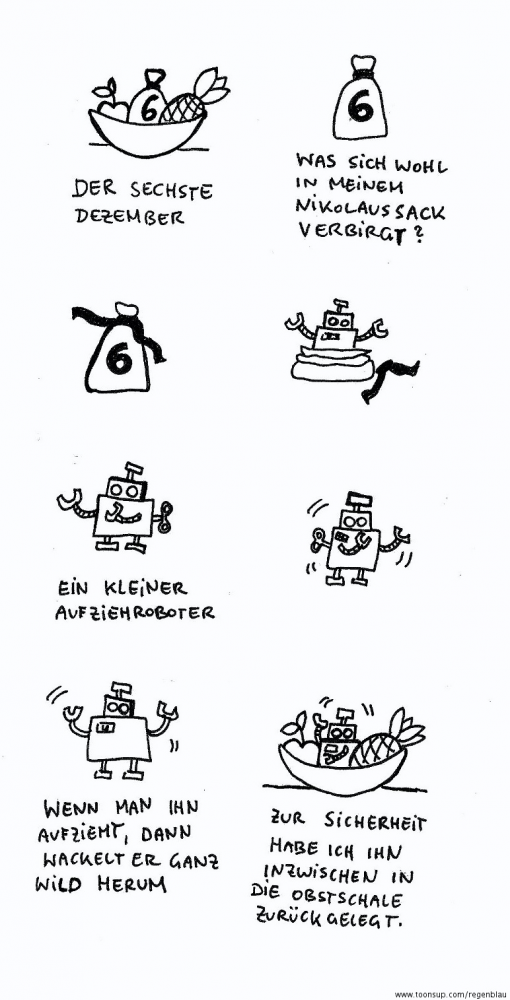 Cartoon: der sechste Dezember 1