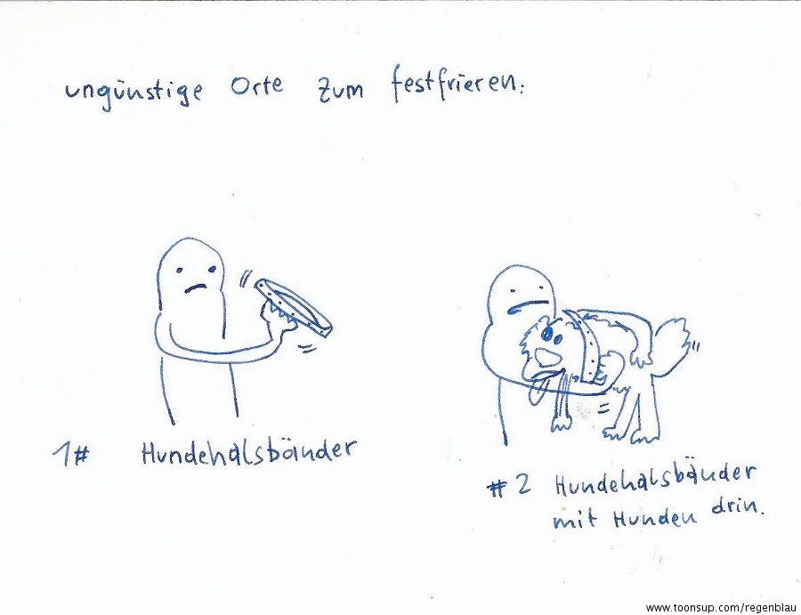 Cartoon: Festfrieren 1