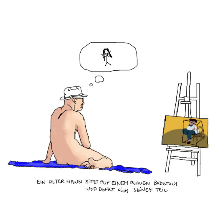 Cartoon: studies bacon men 1