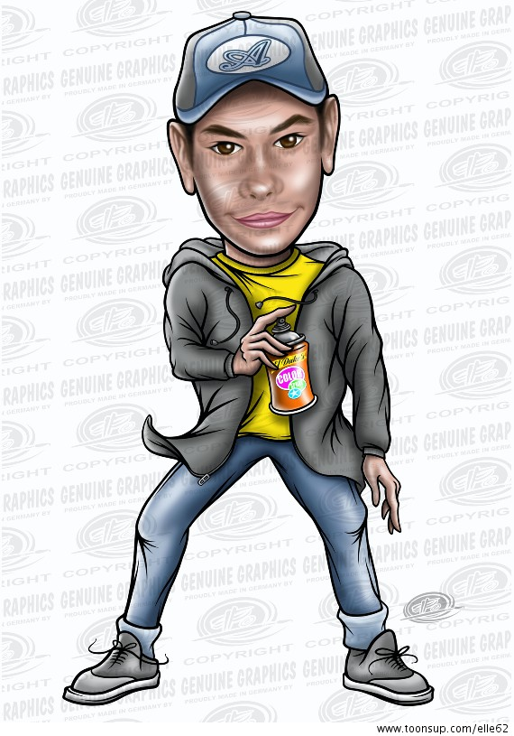 Cartoon: spray kid 1