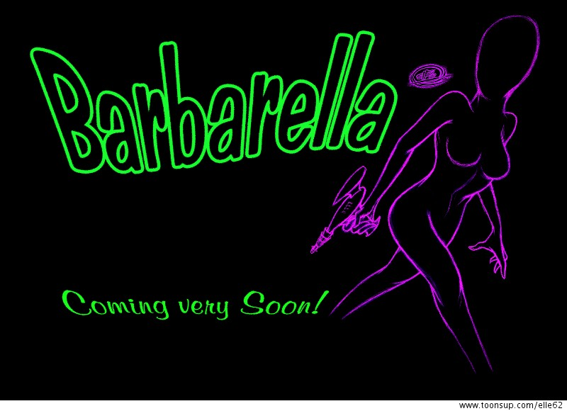 Cartoon: barbarella teaser 1