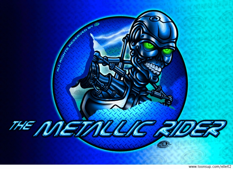 Cartoon: the metallic rider part one 1