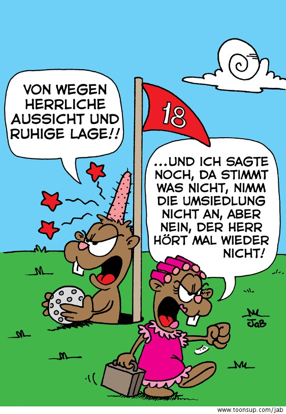 Cartoon: Umsiedlung 1
