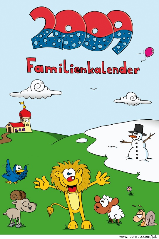 Illustration: Familienkalender 2009 1