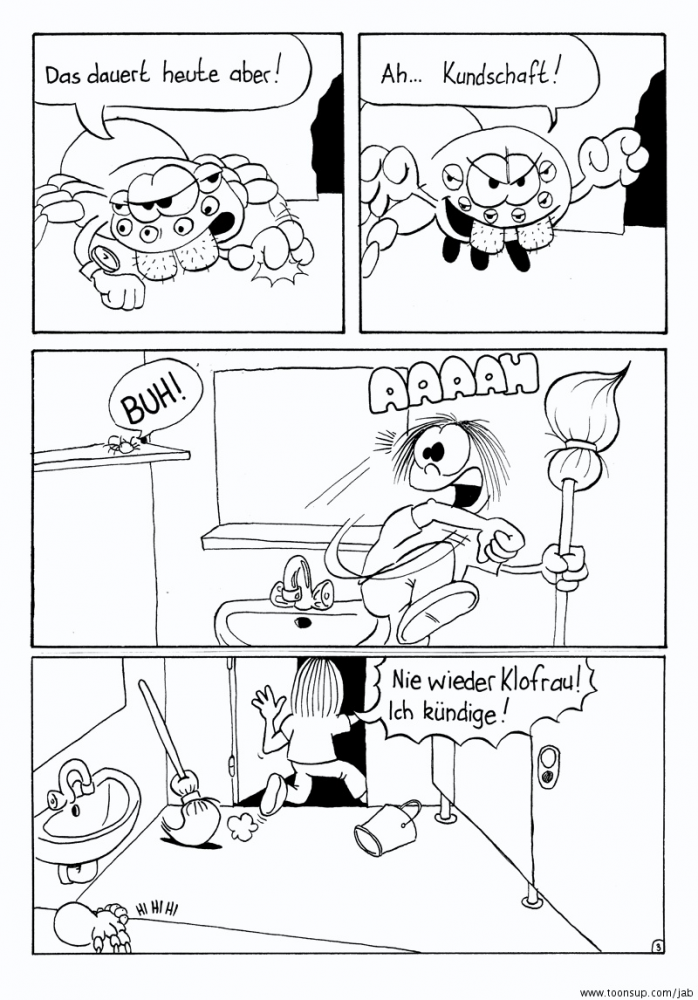 Comic: Die Spinne im Untergrund 3