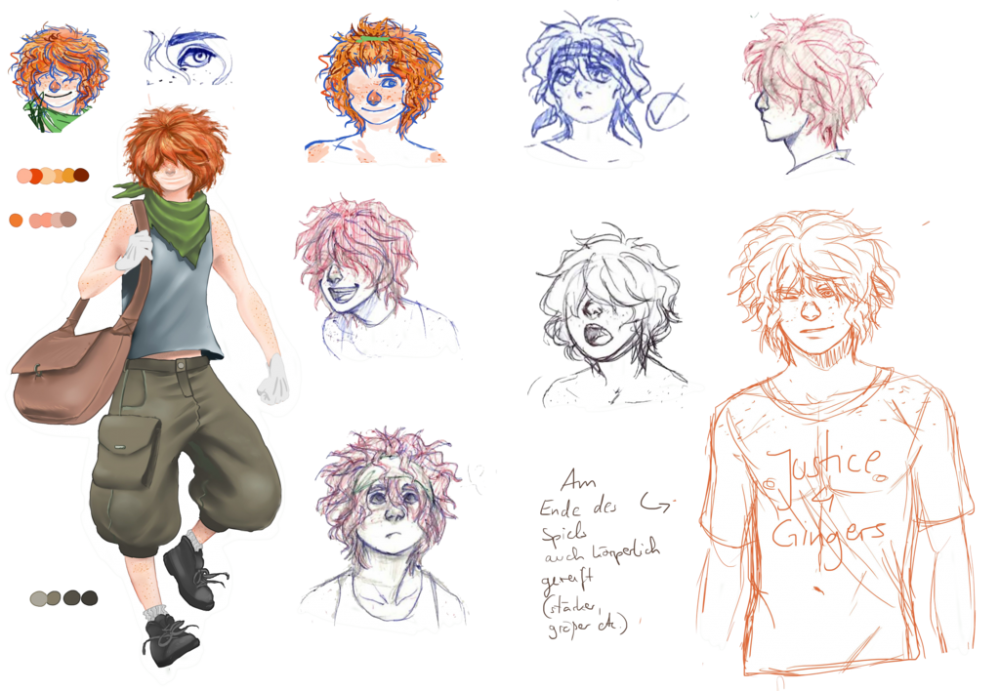Concept Art / Character Design: OC: Pierra & Calimero 2