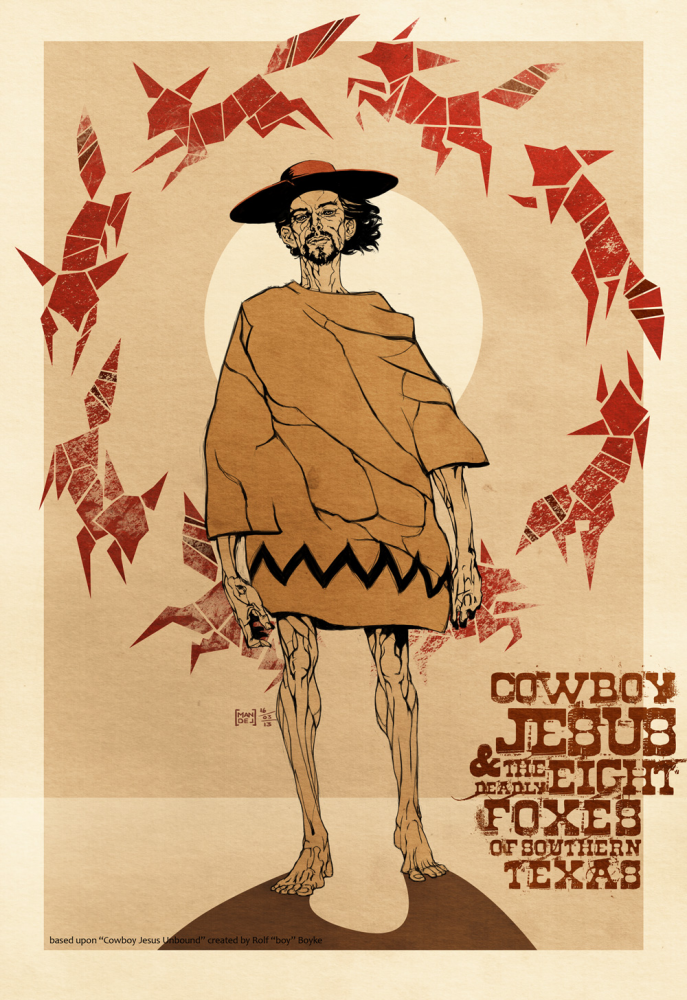 Illustration: Cowboy Jesus Fanart 1
