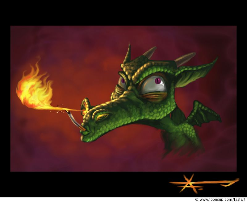 Cartoon: lil dragon 1