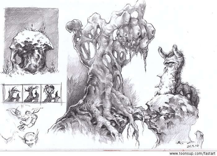 Concept Art / Character Design: Environment sketches 1