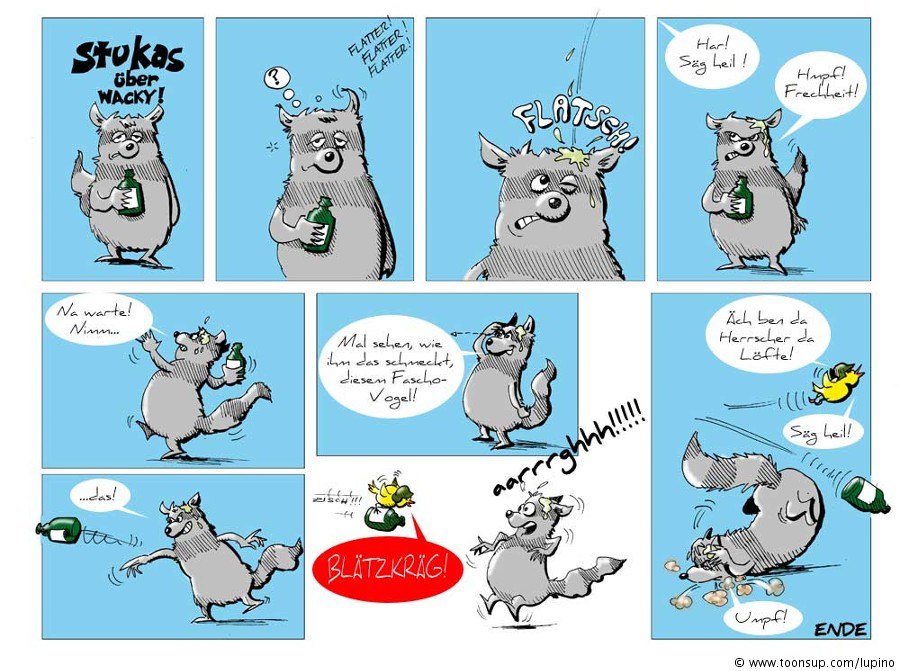 Comic: Stukas über Wacky 1