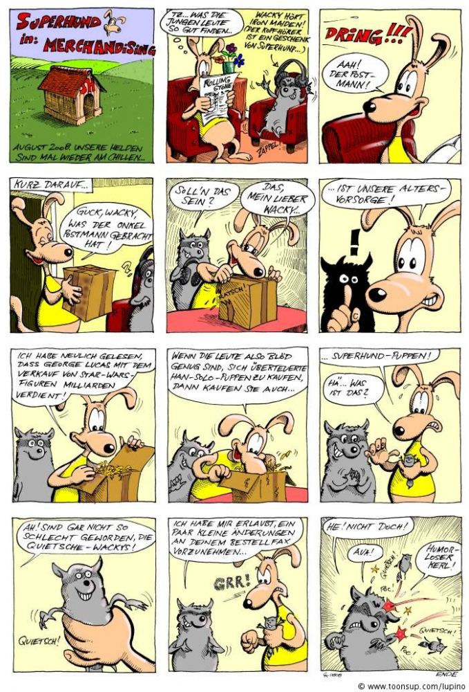 Comic: Superhund: Merchandising 1