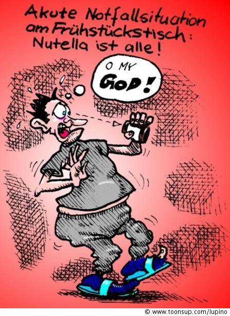 Cartoon: Nutella-Notstand 1