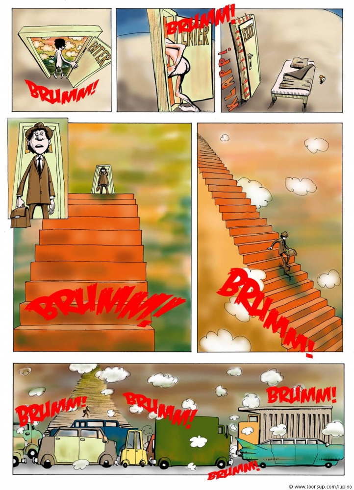 Comic: Ein Tag 2