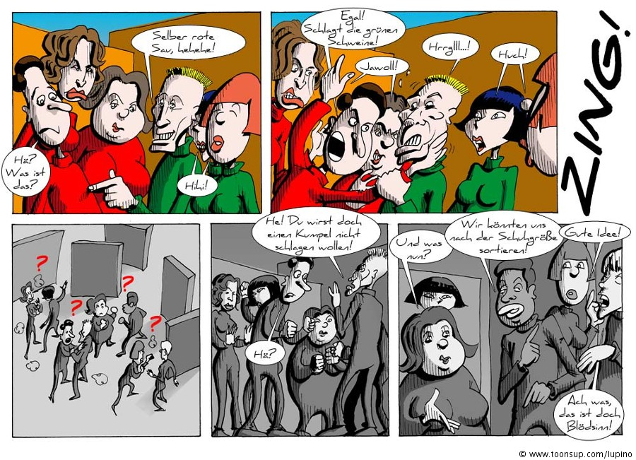 Comic: Ohne Gruppe bist du nichts! 4