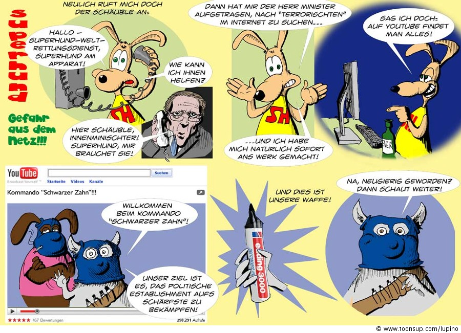 Comic: Superhund: Netzterror 1