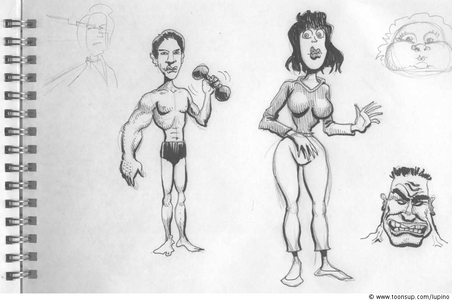 Concept Art / Character Design: So Skizzen irgendwie jetzt, du... 2