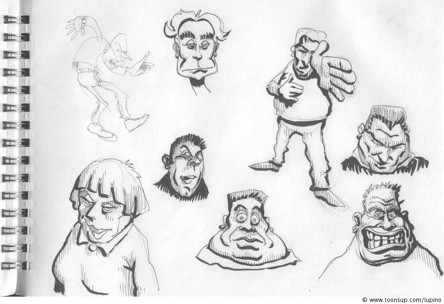 Concept Art / Character Design: So Skizzen irgendwie jetzt, du... 6