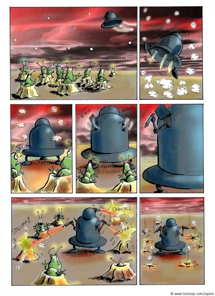 Comic: Gefahr aus dem Weltall 2