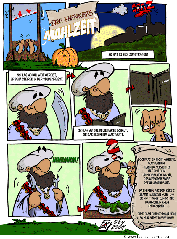 Cartoon: Beim Steirer 1