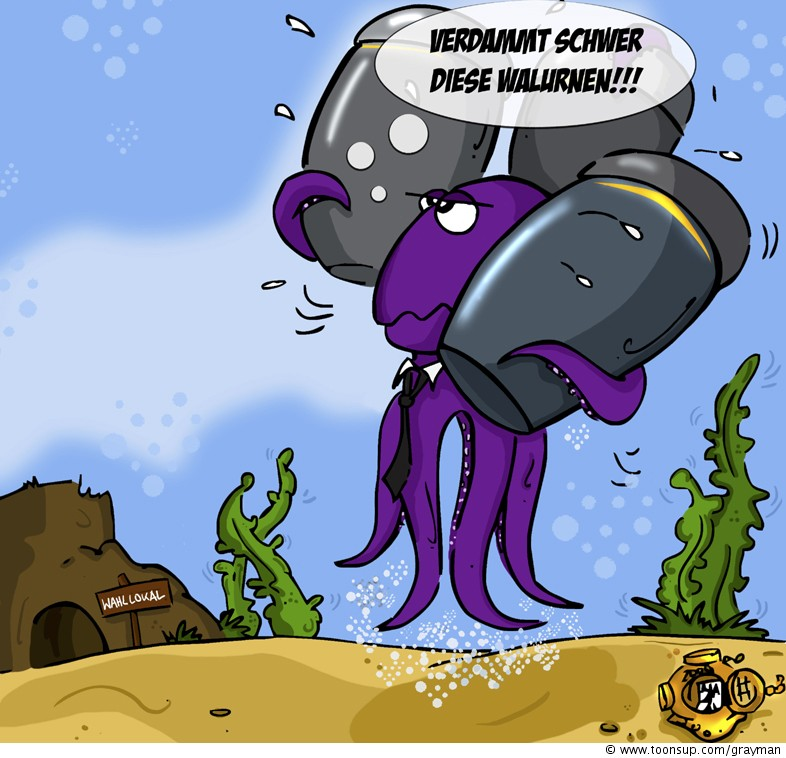 Cartoon: Walurnen 1