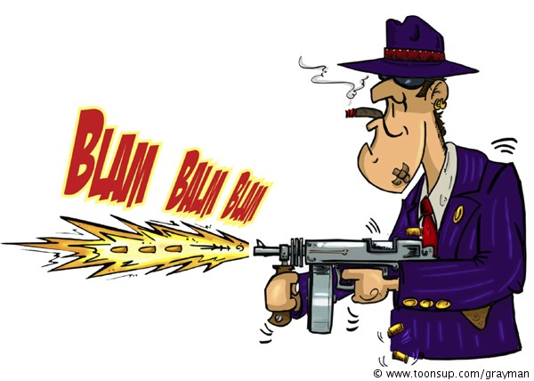Cartoon: Mafiaboss 1