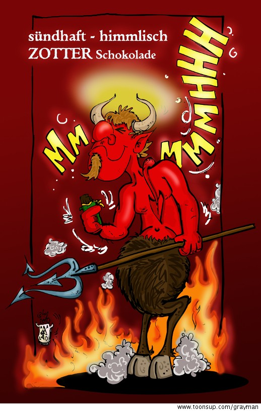 Cartoon: teufel mit Leidenschaft 1