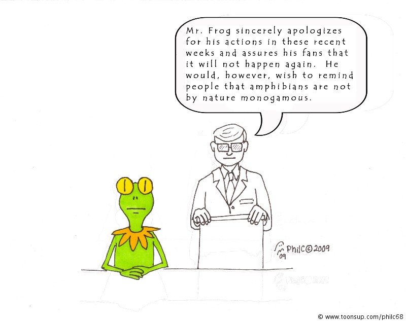 Cartoon: Another Celebrity Apologizes 1