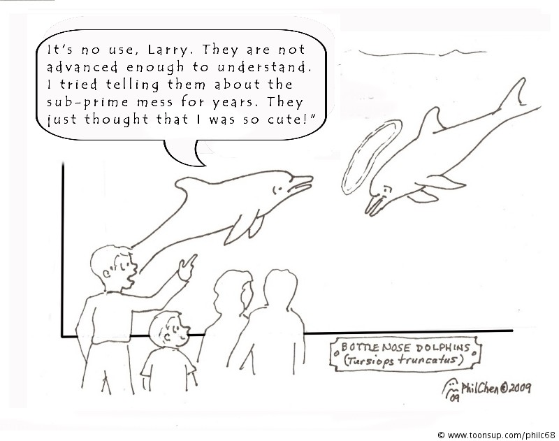 Cartoon: Why Dolphins Blow Bubbles 1