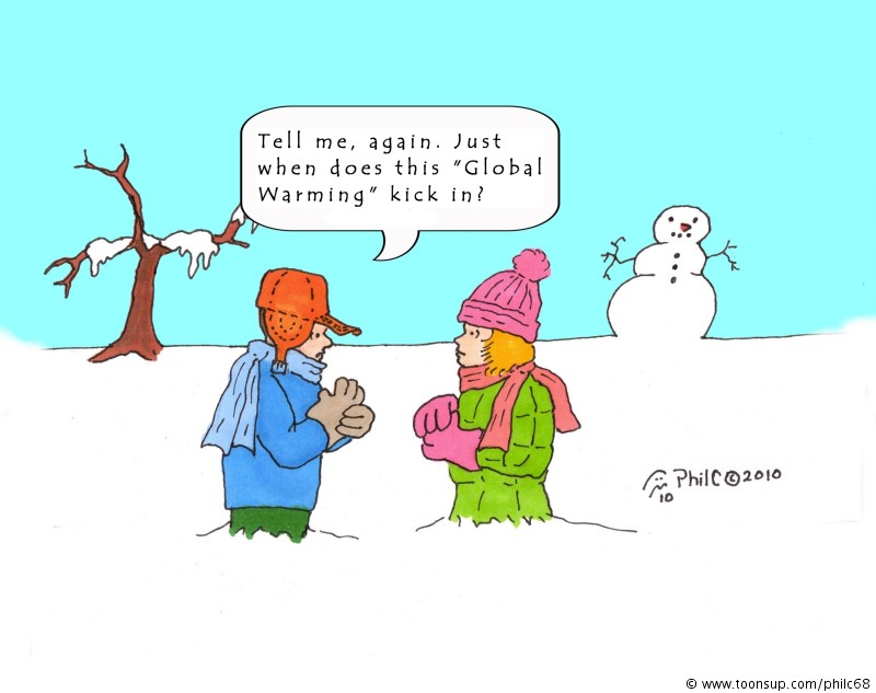 Cartoon: Waiting for Global Warming 1