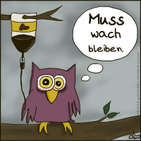 Muss wach bleiben
