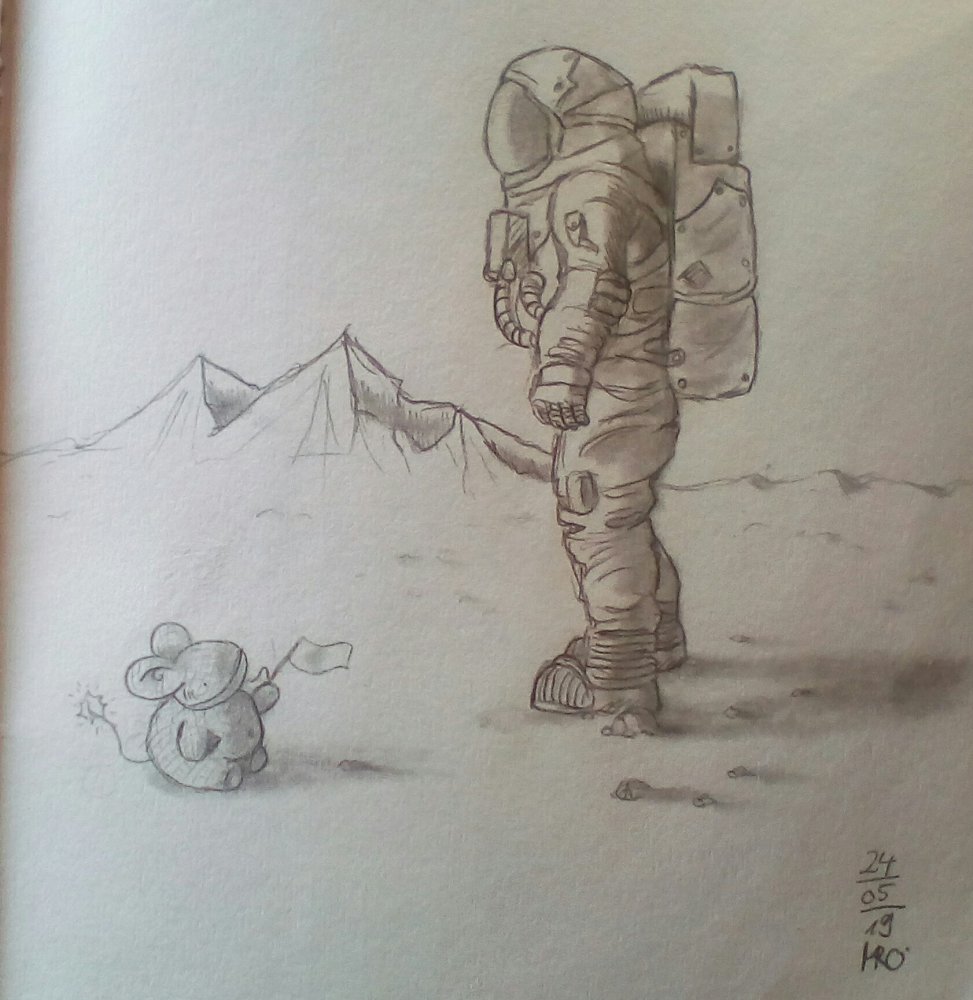 Cartoon: Wir kommen in Frieden....£¥??¶£¢¿(wir auch)! 1
