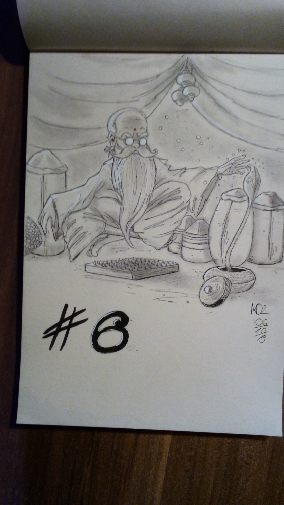 Illustration: Inktober Tag 5 und 7 2